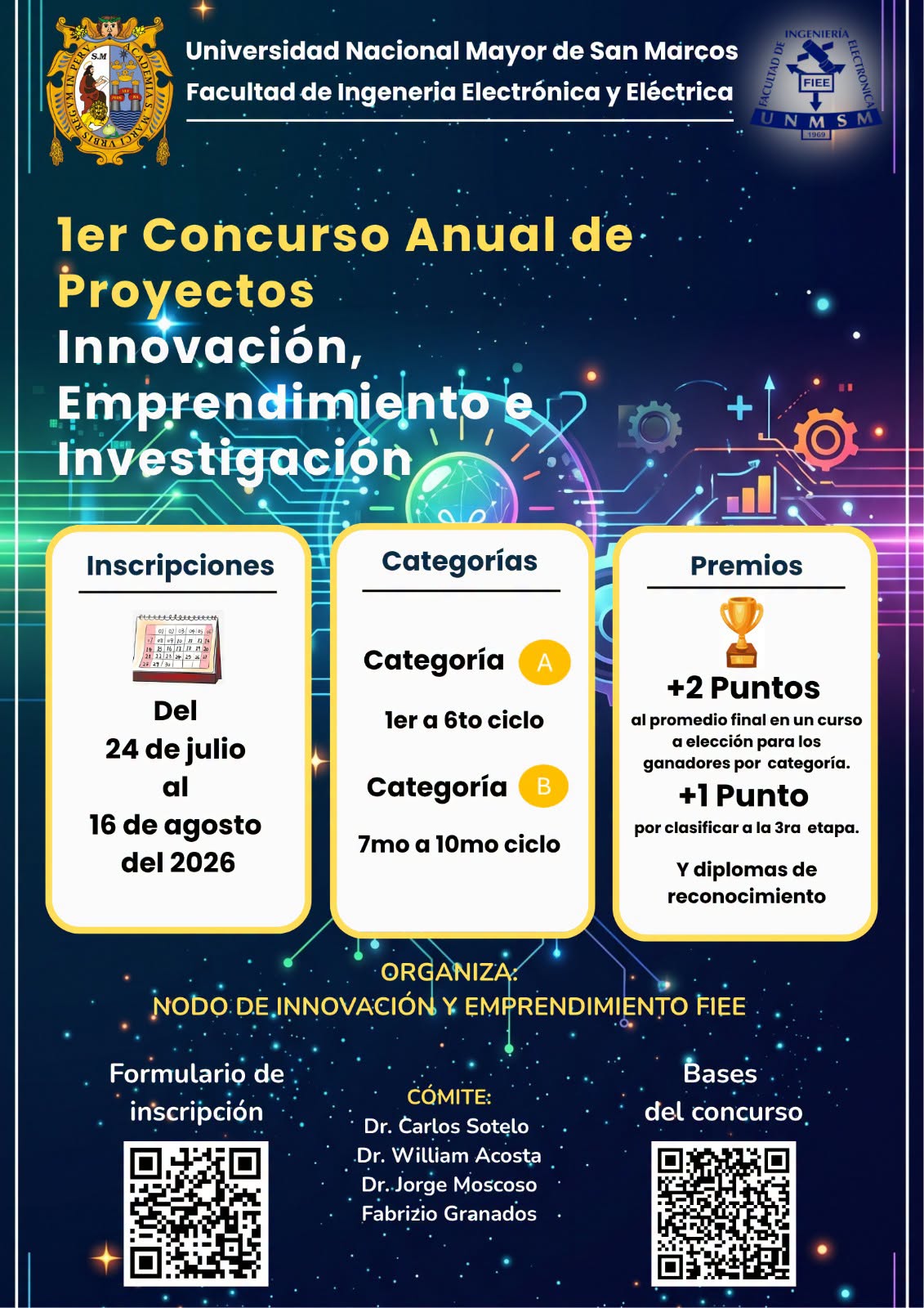 1er Concurso Anual de Proyectos Innovación, Emprendimiento e Investigación