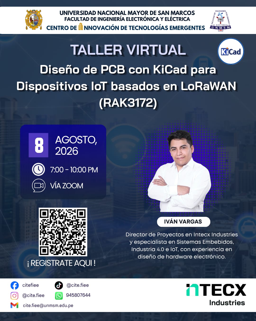 Taller Virtual: Diseño de PCB con KiCad para Dispositivos IoT basados en LoRaWAN (RAK3172)