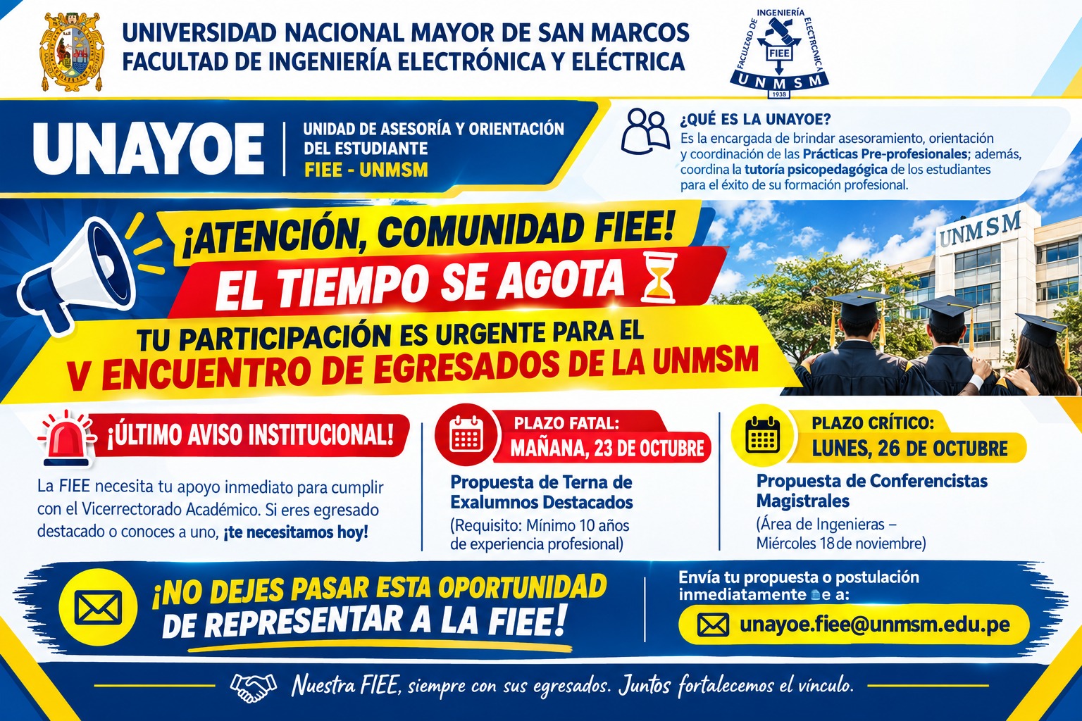 V Encuentro de Egresados de la UNMSM